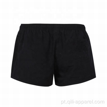 Shorts de natação verão preto quente feminino surf